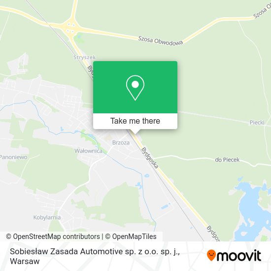 Sobiesław Zasada Automotive sp. z o.o. sp. j. map