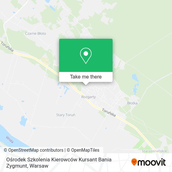 Ośrodek Szkolenia Kierowców Kursant Bania Zygmunt map