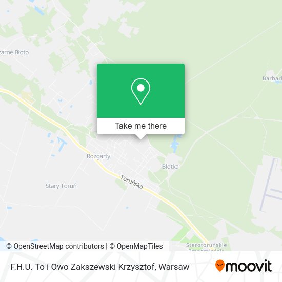 F.H.U. To i Owo Zakszewski Krzysztof map