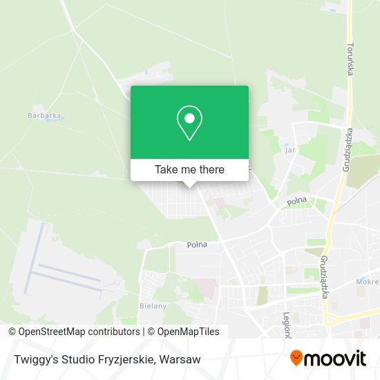 Twiggy's Studio Fryzjerskie map