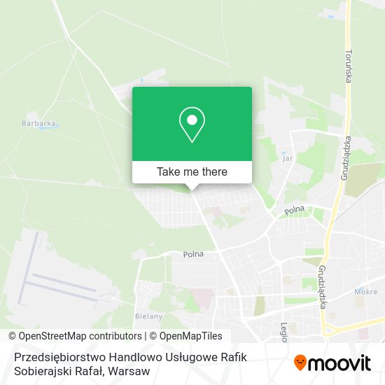 Przedsiębiorstwo Handlowo Usługowe Rafik Sobierajski Rafał map