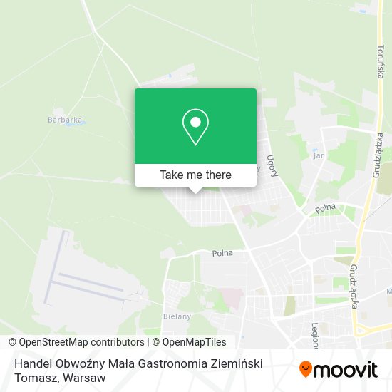 Handel Obwoźny Mała Gastronomia Ziemiński Tomasz map