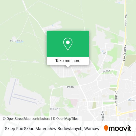 Sklep Fox Skład Materiałów Budowlanych map