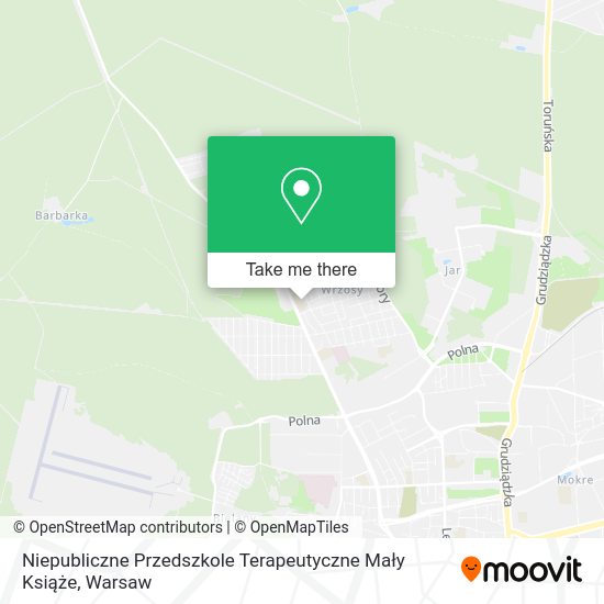 Niepubliczne Przedszkole Terapeutyczne Mały Książe map