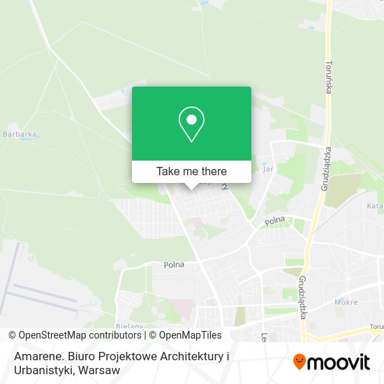 Amarene. Biuro Projektowe Architektury i Urbanistyki map