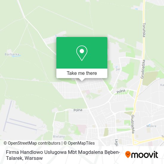 Firma Handlowo Usługowa Mbt Magdalena Bęben-Talarek map