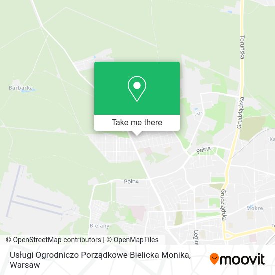 Usługi Ogrodniczo Porządkowe Bielicka Monika map