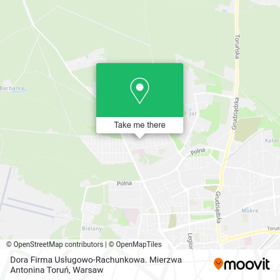 Dora Firma Usługowo-Rachunkowa. Mierzwa Antonina Toruń map