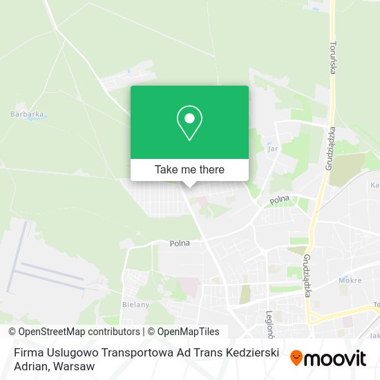 Firma Uslugowo Transportowa Ad Trans Kedzierski Adrian map