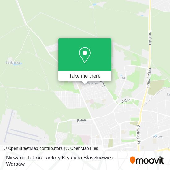 Nirwana Tattoo Factory Krystyna Błaszkiewicz map