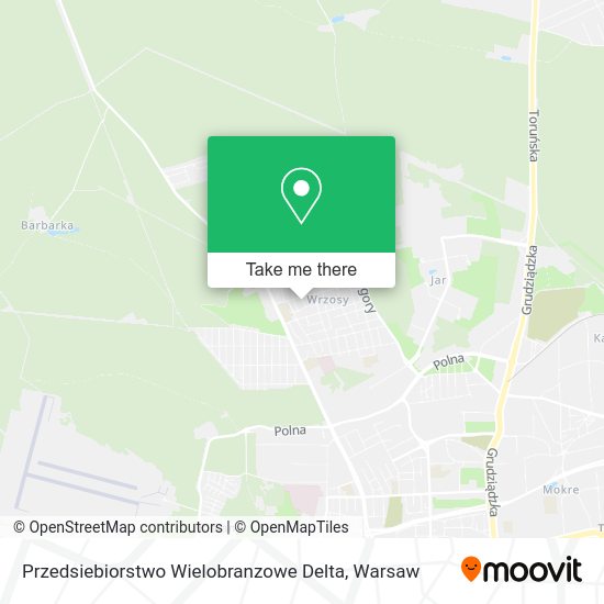 Przedsiebiorstwo Wielobranzowe Delta map