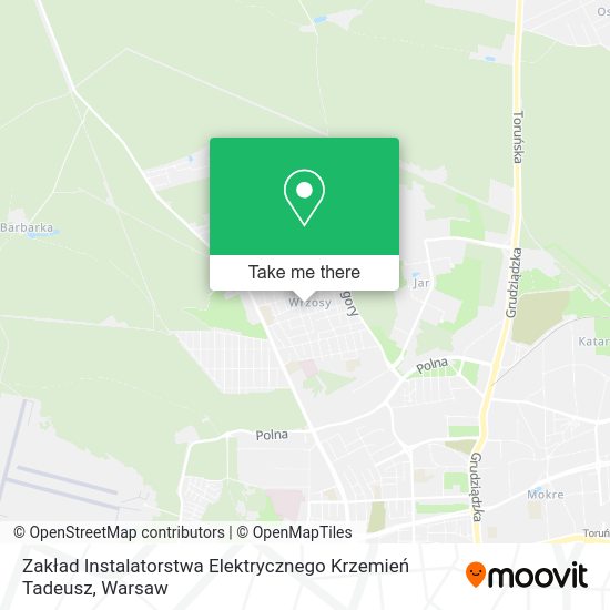 Карта Zakład Instalatorstwa Elektrycznego Krzemień Tadeusz