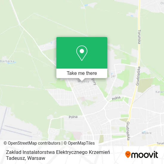 Zakład Instalatorstwa Elektrycznego Krzemień Tadeusz map