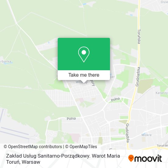 Zakład Usług Sanitarno-Porządkowy. Warot Maria Toruń map