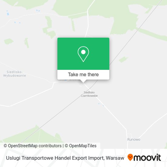 Карта Uslugi Transportowe Handel Export Import