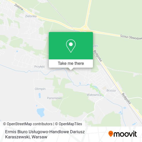 Ermis Biuro Usługowo-Handlowe Dariusz Karaszewski map