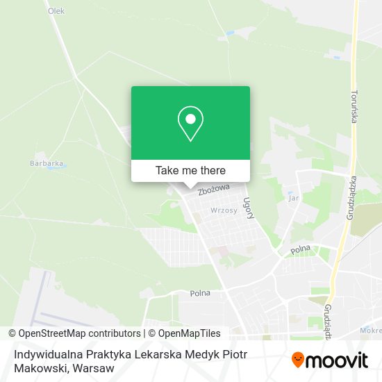 Indywidualna Praktyka Lekarska Medyk Piotr Makowski map