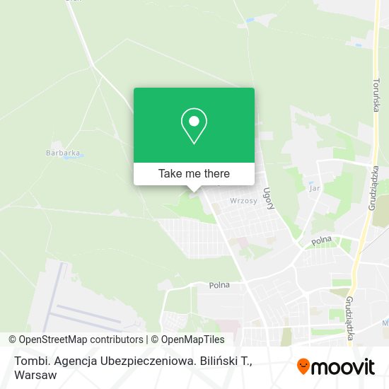 Tombi. Agencja Ubezpieczeniowa. Biliński T. map