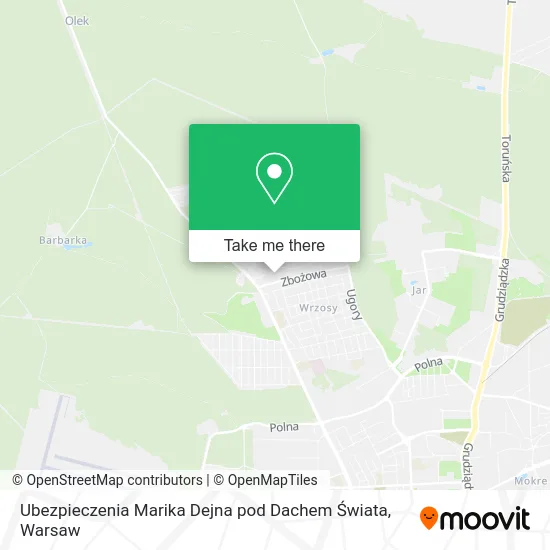 Ubezpieczenia Marika Dejna pod Dachem Świata map