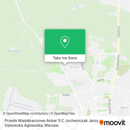 Przeds Wielobranzowe Anbar S C Jochemczak Jerzy Dybowska Agnieszka map