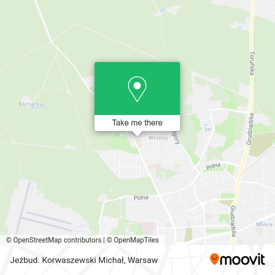 Jeżbud. Korwaszewski Michał map