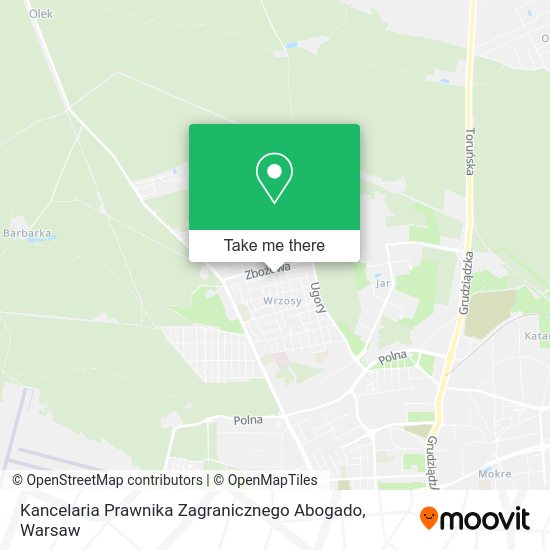 Карта Kancelaria Prawnika Zagranicznego Abogado