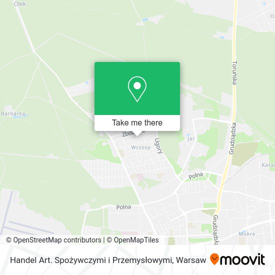 Handel Art. Spożywczymi i Przemysłowymi map