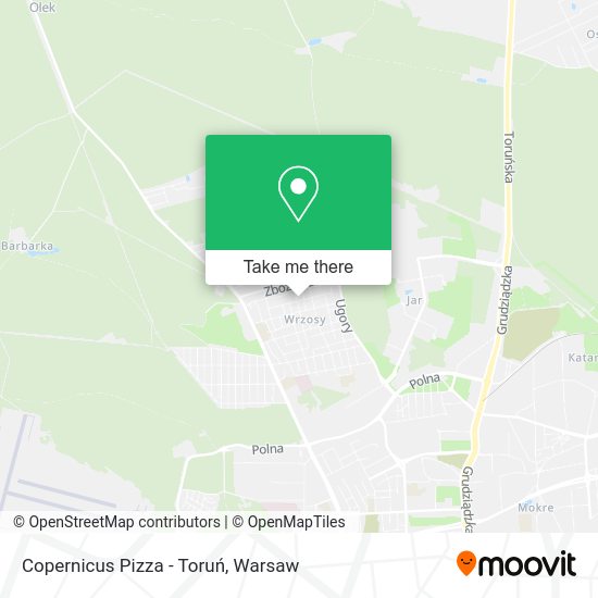 Карта Copernicus Pizza - Toruń