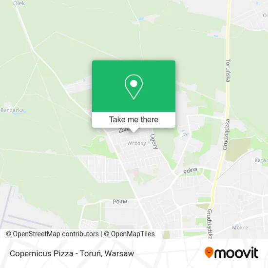 Карта Copernicus Pizza - Toruń