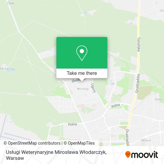 Usługi Weterynaryjne Mirosława Włodarczyk map