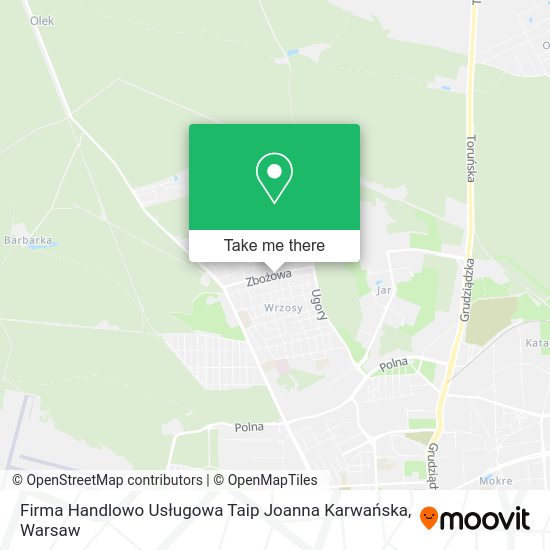 Firma Handlowo Usługowa Taip Joanna Karwańska map