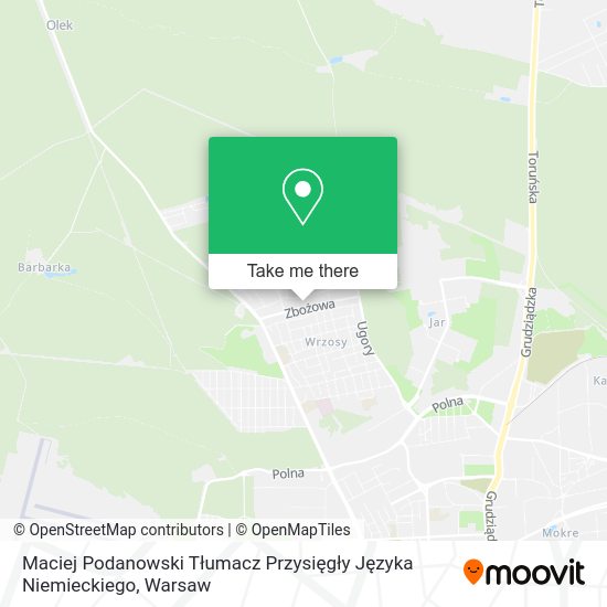 Maciej Podanowski Tłumacz Przysięgły Języka Niemieckiego map