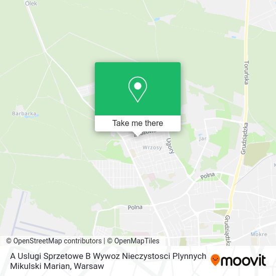 A Uslugi Sprzetowe B Wywoz Nieczystosci Plynnych Mikulski Marian map