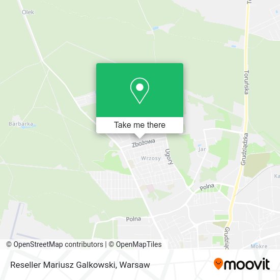 Reseller Mariusz Galkowski map