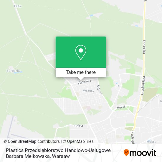 Plastics Przedsiębiorstwo Handlowo-Usługowe Barbara Melkowska map