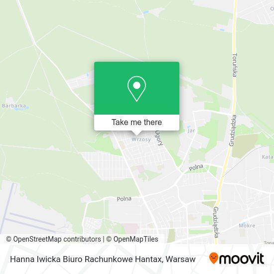 Hanna Iwicka Biuro Rachunkowe Hantax map