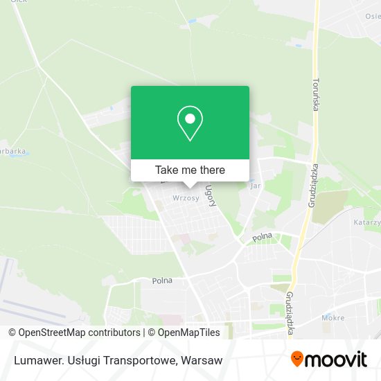 Lumawer. Usługi Transportowe map