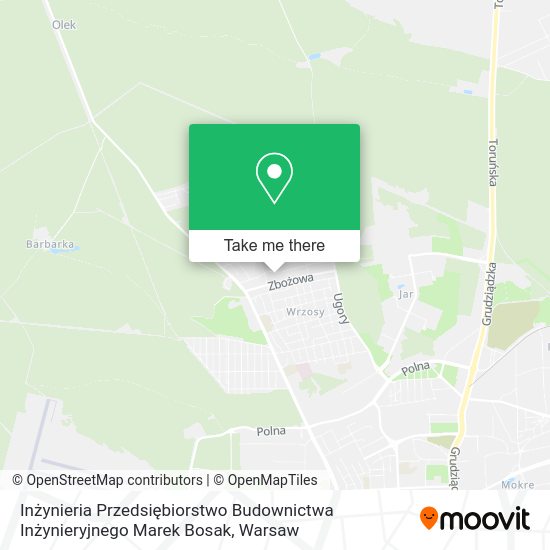 Inżynieria Przedsiębiorstwo Budownictwa Inżynieryjnego Marek Bosak map