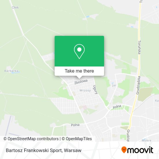 Bartosz Frankowski Sport map