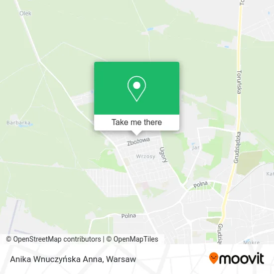 Anika Wnuczyńska Anna map