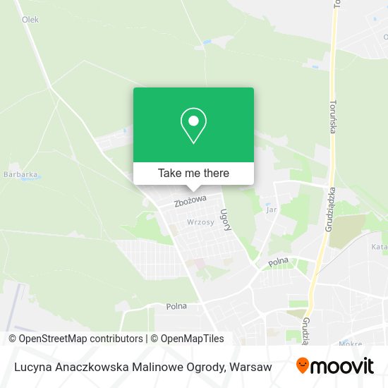 Lucyna Anaczkowska Malinowe Ogrody map