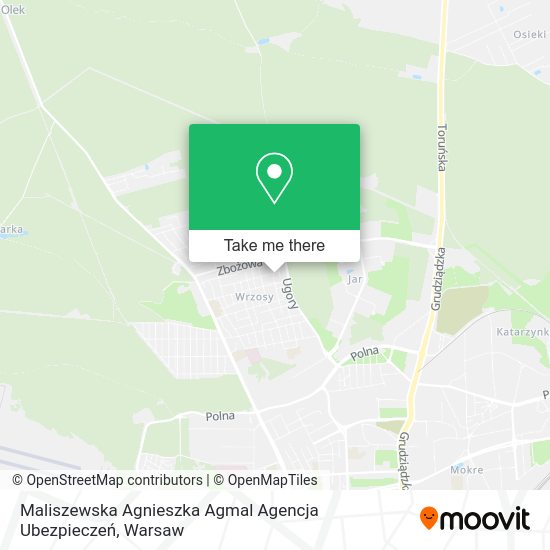 Maliszewska Agnieszka Agmal Agencja Ubezpieczeń map