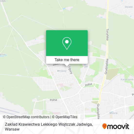 Zakład Krawiectwa Lekkiego Wojtczak Jadwiga map