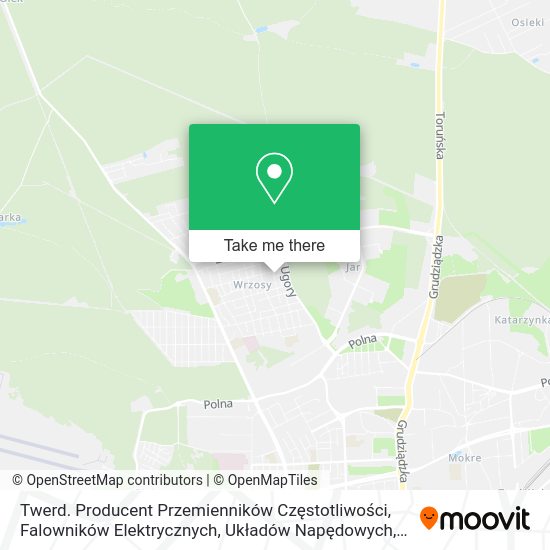 Twerd. Producent Przemienników Częstotliwości, Falowników Elektrycznych, Układów Napędowych map