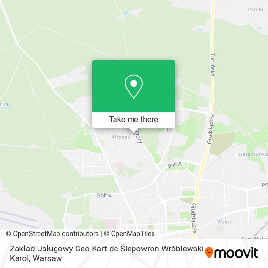 Zakład Usługowy Geo Kart de Ślepowron Wróblewski Karol map