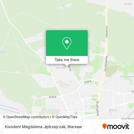 Kissdent Magdalena Jędrzejczak map