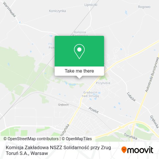 Komisja Zakładowa NSZZ Solidarność przy Zrug Toruń S.A. map