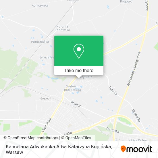 Kancelaria Adwokacka Adw. Katarzyna Kupińska map