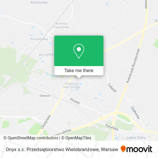 Onyx s.c. Przedsiębiorstwo Wielobranżowe map