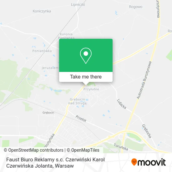 Faust Biuro Reklamy s.c. Czerwiński Karol Czerwińska Jolanta map